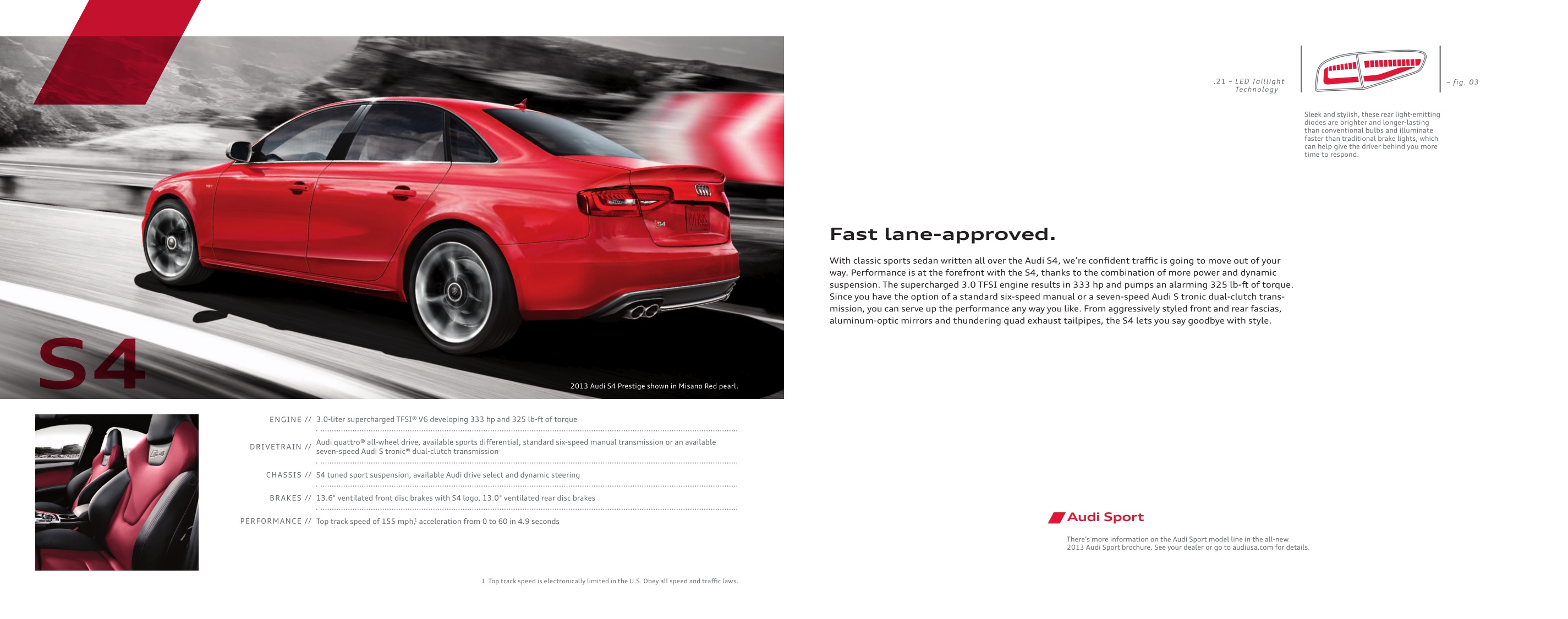 2013 Audi A4 Brochure Page 21